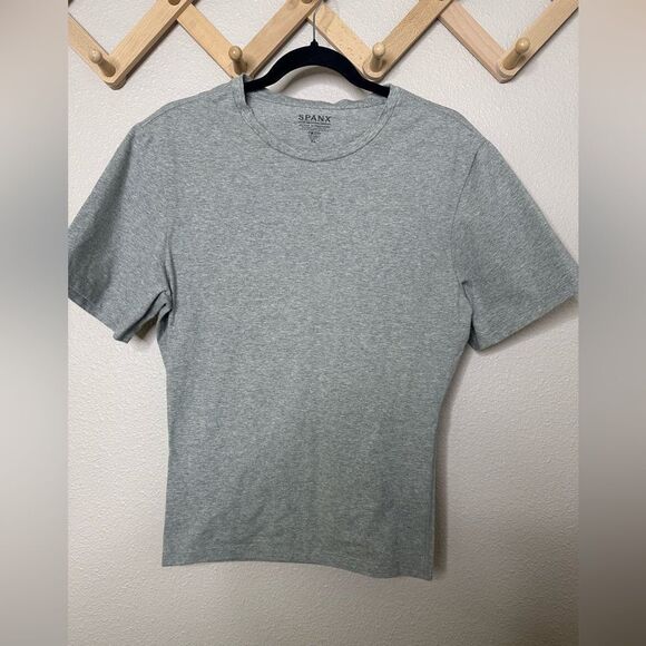 SPANX Tops - Spanx Compression Cotton Women's Gray T Shirt Sz XL